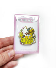 Load image into Gallery viewer, CAT IN A CUP PINS