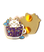 Load image into Gallery viewer, CAT IN A CUP PINS