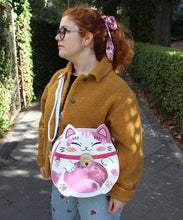 Load image into Gallery viewer, PREORDER Maneki neko pink Ita bag