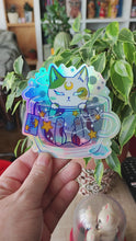 Load and play video in Gallery viewer, GALACTIC TEA HOLO STICKER
