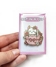 Load image into Gallery viewer, CAT IN A CUP PINS