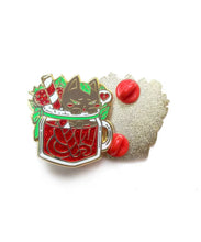 Load image into Gallery viewer, CAT IN A CUP PINS