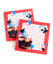 Load image into Gallery viewer, MEMO PAD RED OISHII