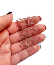 Load image into Gallery viewer, KURO KANJI TRANSPARENT EARRING