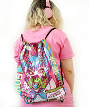 Load image into Gallery viewer, VIRUS DRAWSTRING BACKPACK