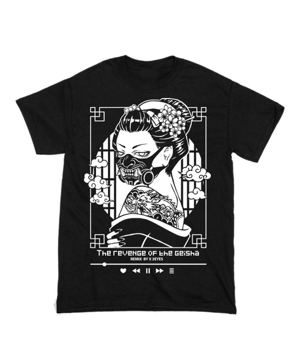 REVENGE OF THE GEISHA T-SHIRT (BLACK) – 3eyesclothing