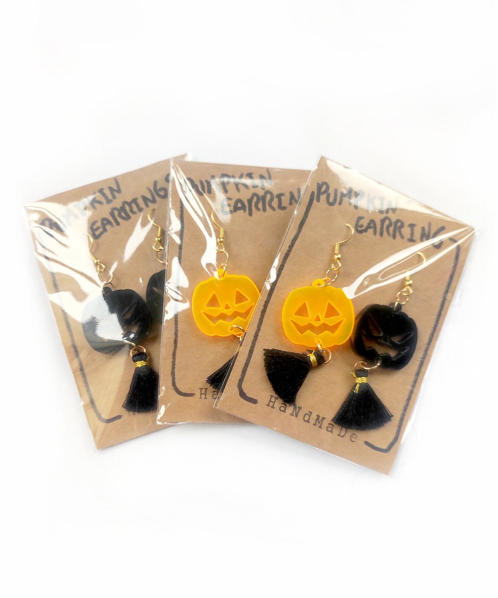 HALLOWEN PUMPKIN EARRING