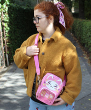 Load image into Gallery viewer, PREORDER Daruma neko small pink Ita bag

