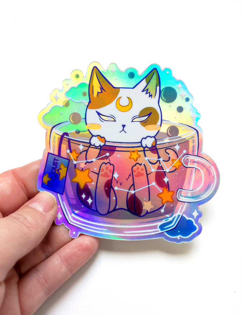GALACTIC TEA HOLO STICKER