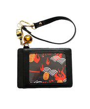 Load image into Gallery viewer, PREORDER Maneki neko black card holder
