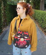 Load image into Gallery viewer, PREORDER Maneki neko black Ita bag

