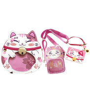 Load image into Gallery viewer, PREORDER Set Maneki Ita bag +Daruma ita + card holder
