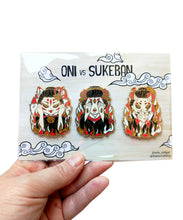 Load image into Gallery viewer, 3 GEISHAS PIN
