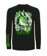Load image into Gallery viewer, CYBER USAGI 兎 BLACK T-SHIRT
