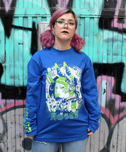Load image into Gallery viewer, CYBER USAGI 兎 BLUE T-SHIRT
