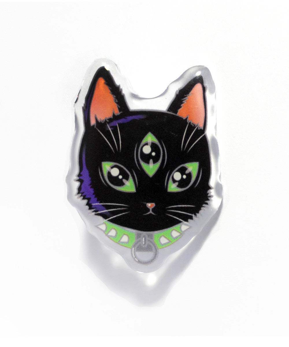 3 EYES CAT/ FANG CLUB/ PINK CAN PINS