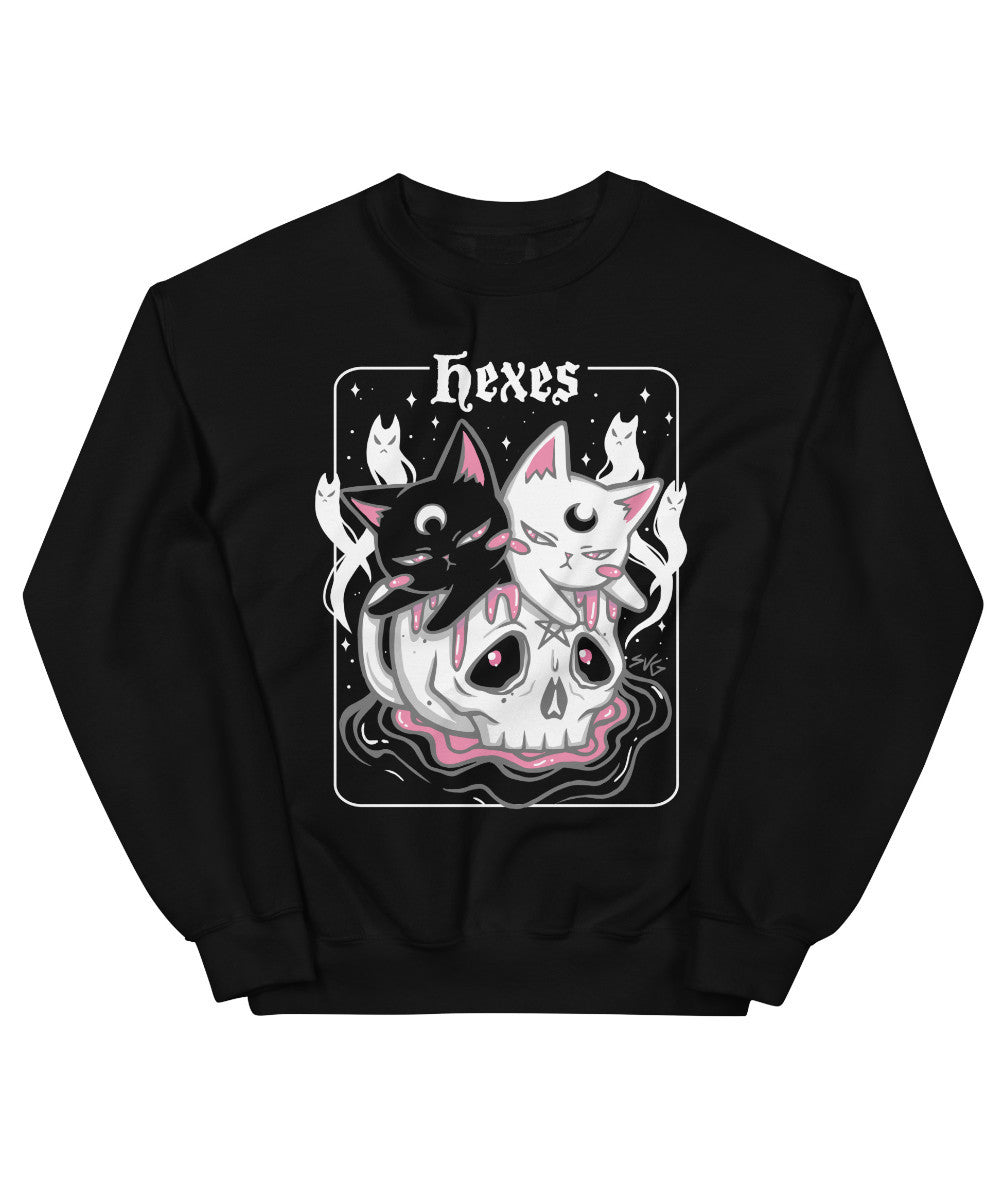 GEMINI CAT SWEATSHIRT (BLACK)