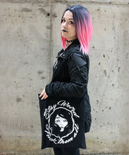 Load image into Gallery viewer, STAY WEIRD TOTE BAG
